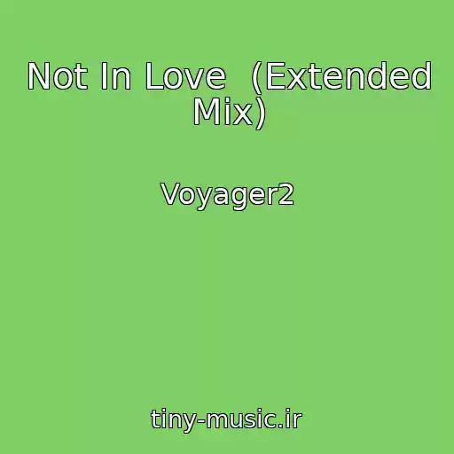 کاور آهنگ Not In Love  (Extended Mix) از Voyager2