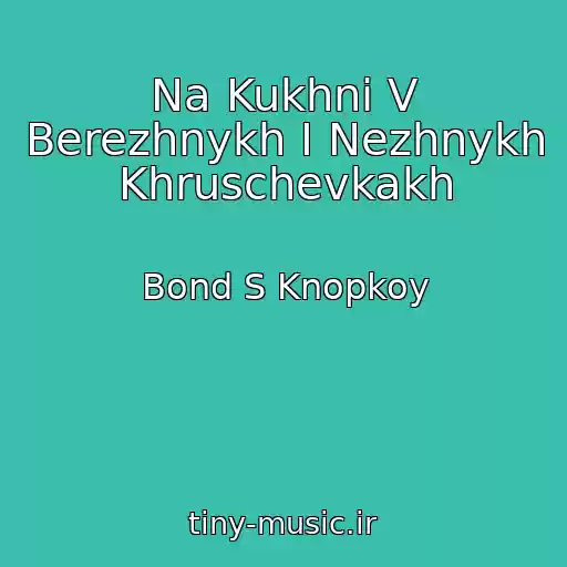 کاور آهنگ Na Kukhni V Berezhnykh I Nezhnykh Khruschevkakh از Bond S Knopkoy