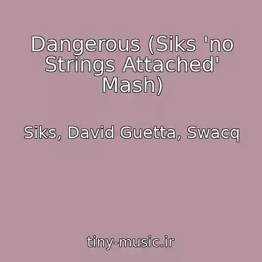 کاور آهنگ Dangerous (Siks 'no Strings Attached' Mash) از Siks, David Guetta, Swacq