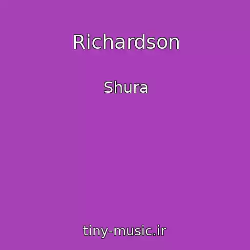 کاور آهنگ Richardson از Shura