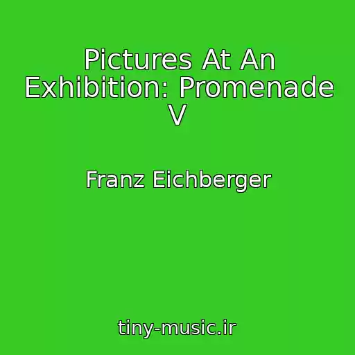 کاور آهنگ Pictures At An Exhibition: Promenade V از Franz Eichberger