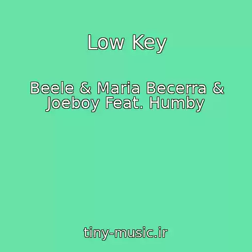 کاور آهنگ Low Key از Beele & Maria Becerra & Joeboy Feat. Humby