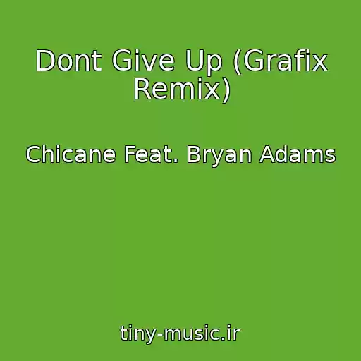 کاور آهنگ Dont Give Up (Grafix Remix) از Chicane Feat. Bryan Adams