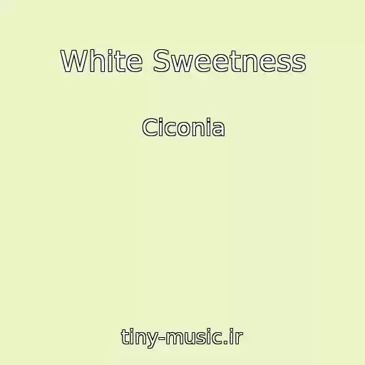کاور آهنگ White Sweetness از Ciconia