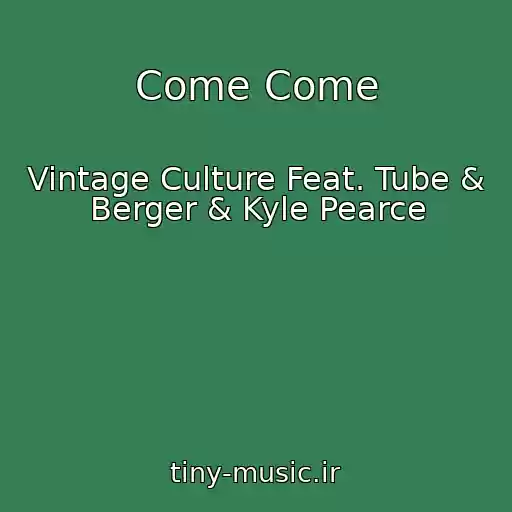 کاور آهنگ Come Come از Vintage Culture Feat. Tube & Berger & Kyle Pearce