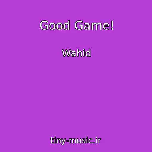 کاور آهنگ Good Game! از Wahid