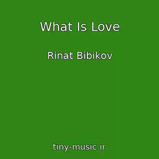 کاور آهنگ What Is Love از Rinat Bibikov