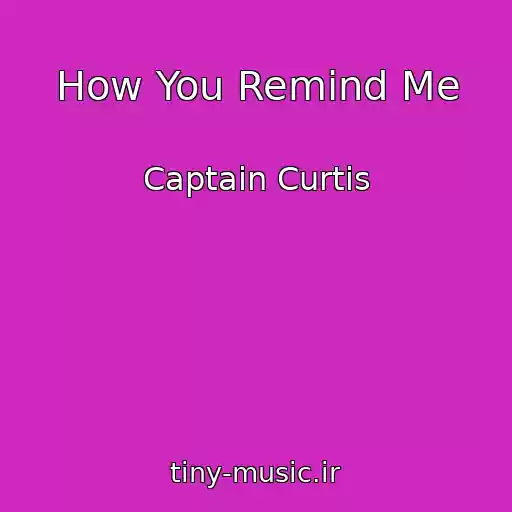 کاور آهنگ How You Remind Me از Captain Curtis