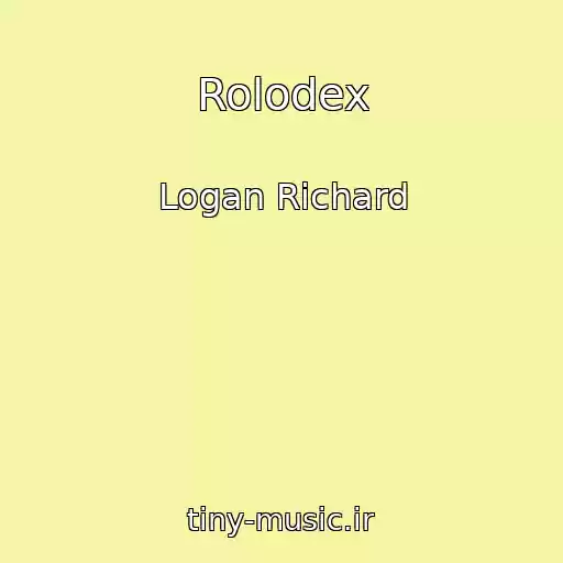 کاور آهنگ Rolodex از Logan Richard