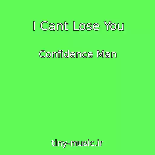 کاور آهنگ I Cant Lose You از Confidence Man