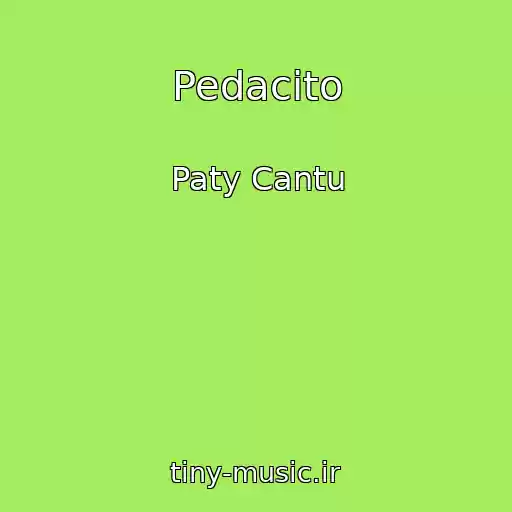 کاور آهنگ Pedacito از Paty Cantu