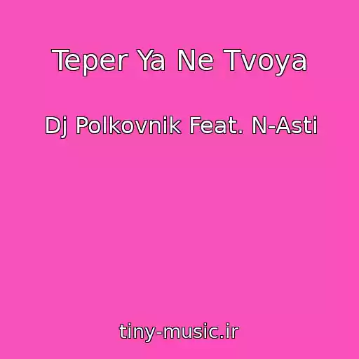 کاور آهنگ Teper Ya Ne Tvoya از Dj Polkovnik Feat. N-Asti