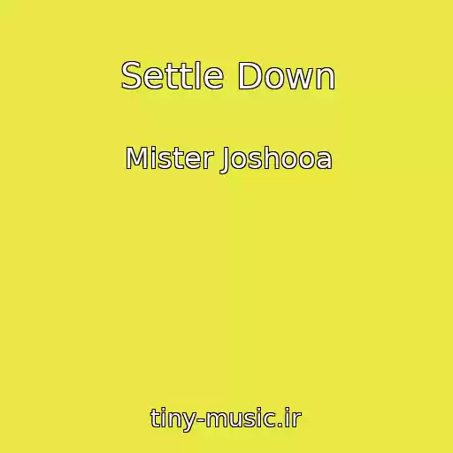 کاور آهنگ Settle Down از Mister Joshooa