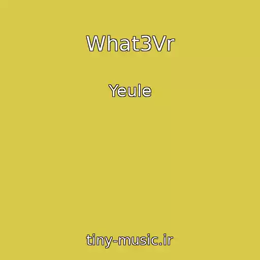 کاور آهنگ What3Vr از Yeule
