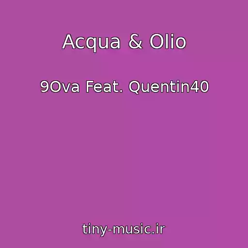 کاور آهنگ Acqua & Olio از 9Ova Feat. Quentin40