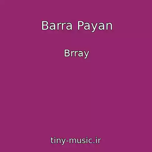 کاور آهنگ Barra Payan از Brray