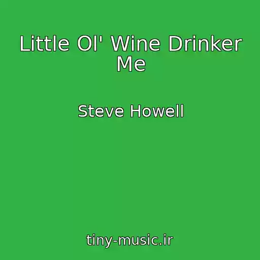 کاور آهنگ Little Ol' Wine Drinker Me از Steve Howell