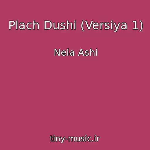 کاور آهنگ Plach Dushi (Versiya 1) از Neia Ashi