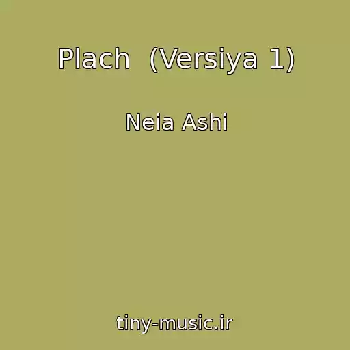 کاور آهنگ Plach  (Versiya 1) از Neia Ashi