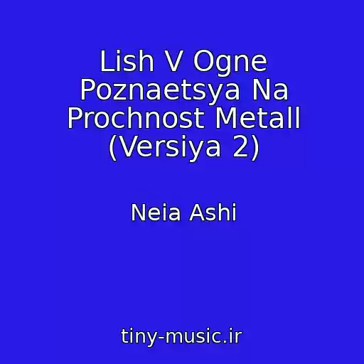 کاور آهنگ Lish V Ogne Poznaetsya Na Prochnost Metall (Versiya 2) از Neia Ashi