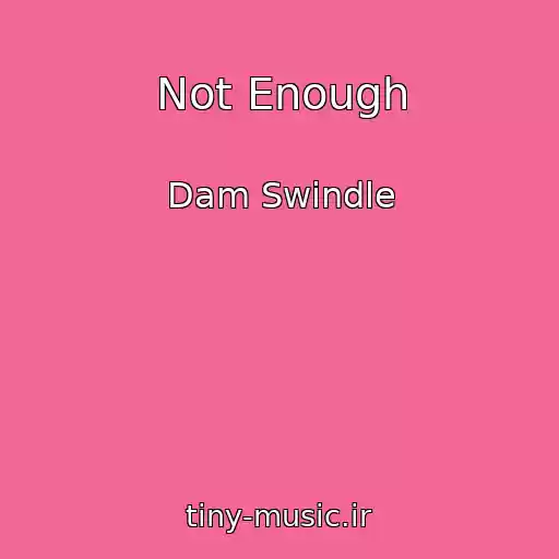 کاور آهنگ Not Enough از Dam Swindle