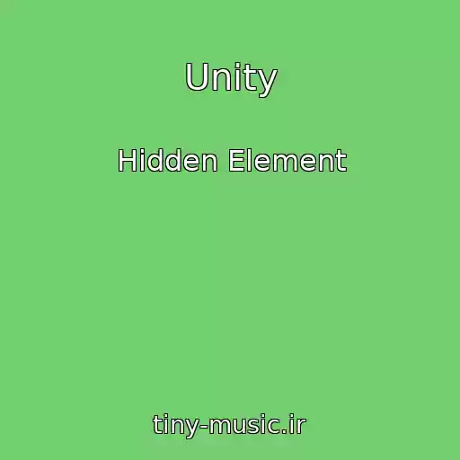 کاور آهنگ Unity از Hidden Element