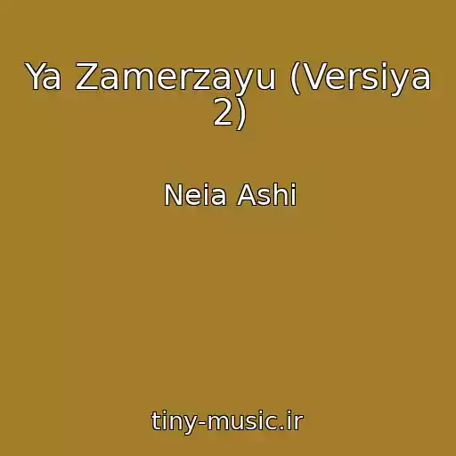کاور آهنگ Ya Zamerzayu (Versiya 2) از Neia Ashi