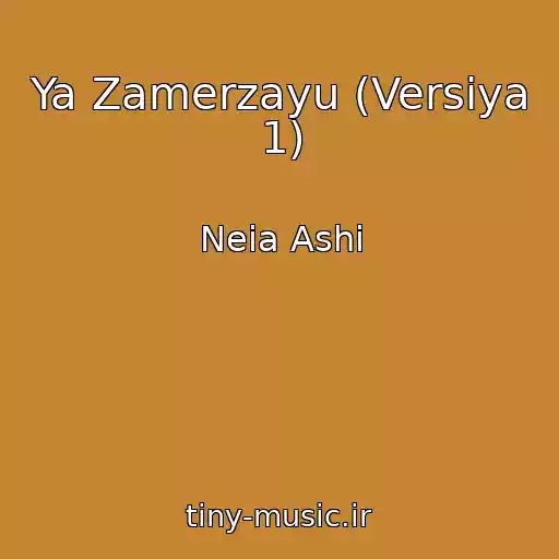 کاور آهنگ Ya Zamerzayu (Versiya 1) از Neia Ashi