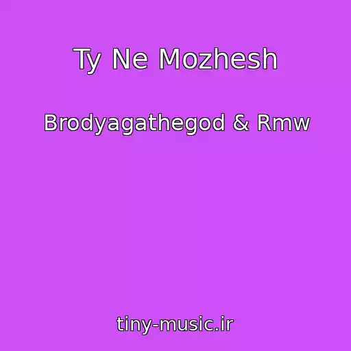 کاور آهنگ Ty Ne Mozhesh از Brodyagathegod & Rmw