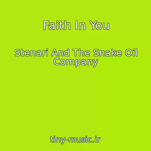 کاور آهنگ Faith In You از Stenari And The Snake Oil Company