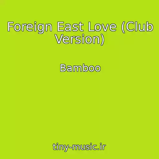 کاور آهنگ Foreign East Love (Club Version) از Bamboo