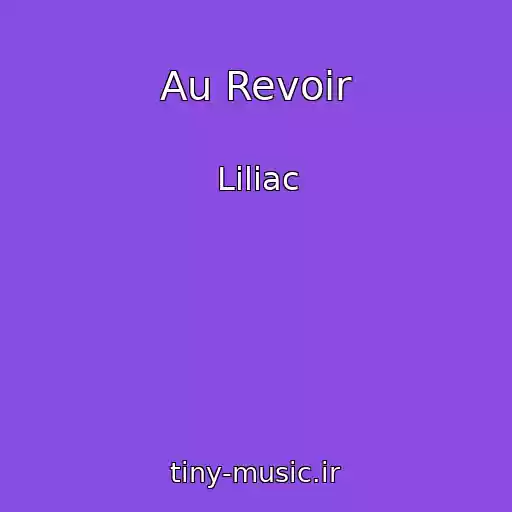 کاور آهنگ Au Revoir از Liliac