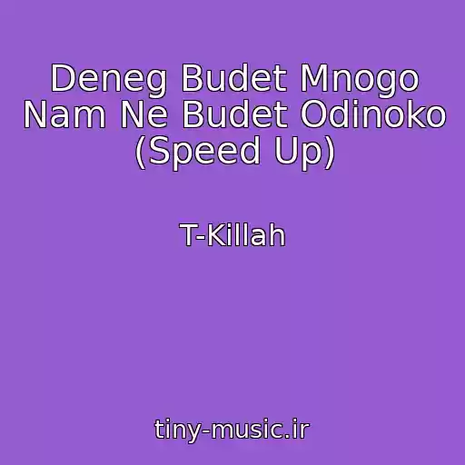 کاور آهنگ Deneg Budet Mnogo Nam Ne Budet Odinoko (Speed Up) از T-Killah