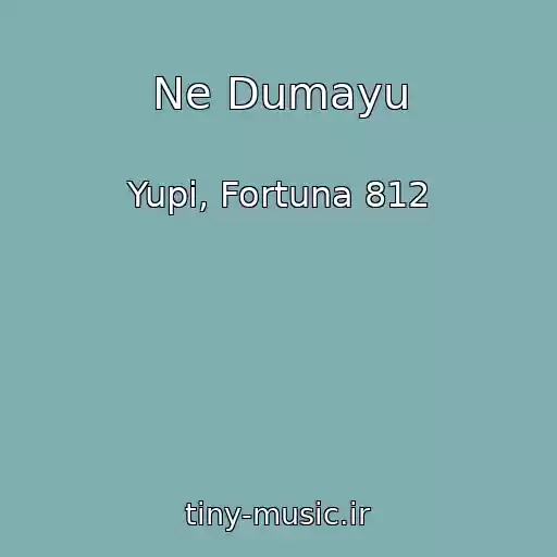 کاور آهنگ Ne Dumayu از Yupi, Fortuna 812