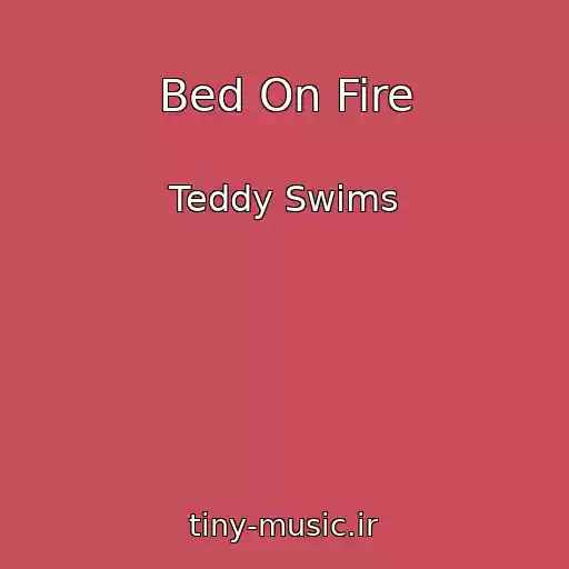 کاور آهنگ Bed On Fire از Teddy Swims
