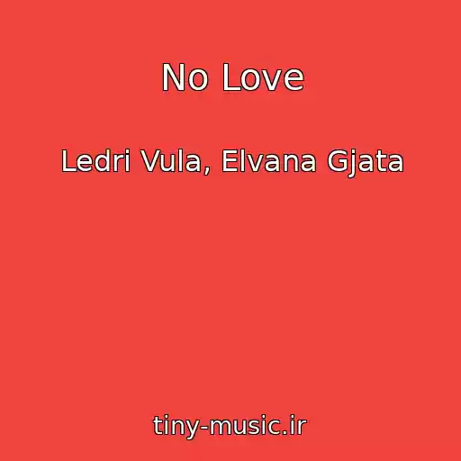 کاور آهنگ No Love از Ledri Vula, Elvana Gjata
