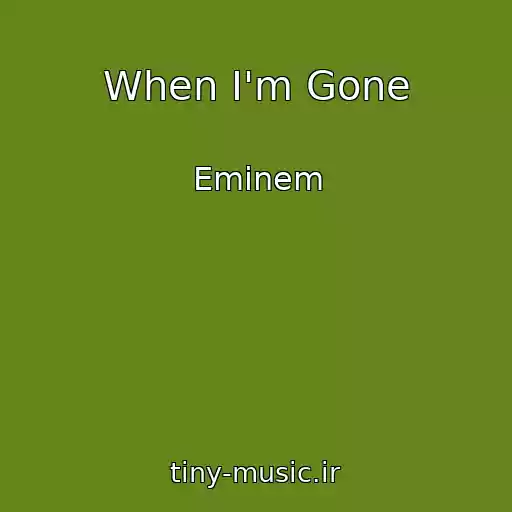 کاور آهنگ When I'm Gone از Eminem