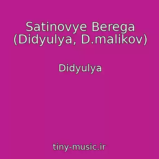 کاور آهنگ Satinovye Berega (Didyulya, D.malikov) از Didyulya