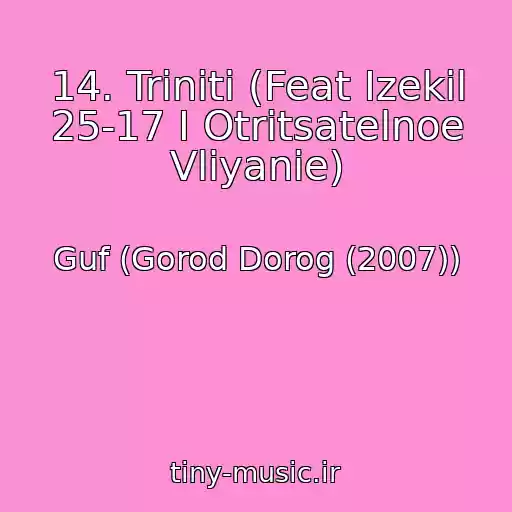 کاور آهنگ 14. Triniti (Feat Izekil 25-17 I Otritsatelnoe Vliyanie) از Guf (Gorod Dorog (2007))