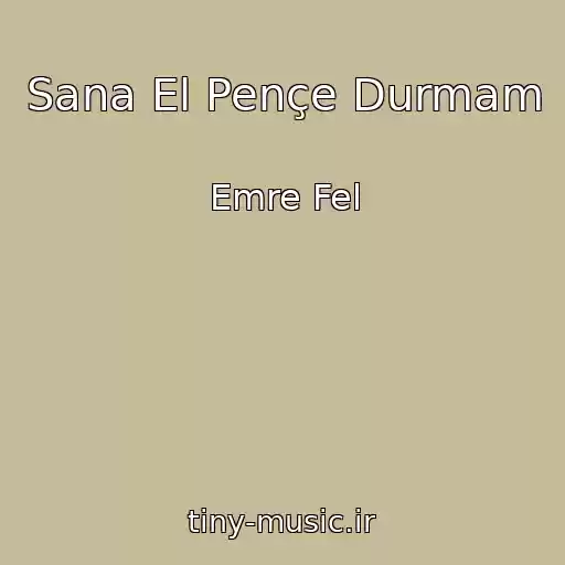 کاور آهنگ Sana El Pençe Durmam از Emre Fel