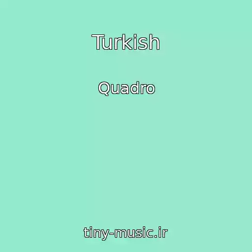 کاور آهنگ Turkish از Quadro