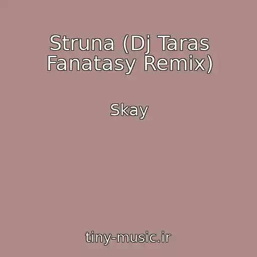 کاور آهنگ Struna (Dj Taras Fanatasy Remix) از Skay