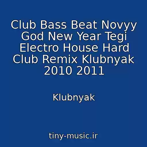 کاور آهنگ Club Bass Beat Novyy God New Year Tegi Electro House Hard Club Remix Klubnyak 2010 2011 از Klubnyak