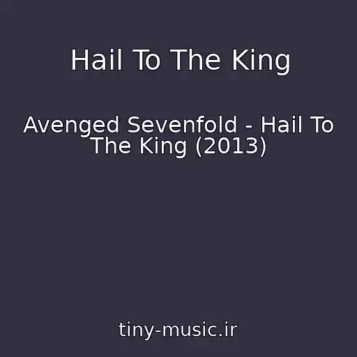 کاور آهنگ Hail To The King از Avenged Sevenfold - Hail To The King (2013)