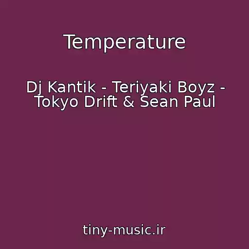 کاور آهنگ Temperature از Dj Kantik - Teriyaki Boyz - Tokyo Drift & Sean Paul