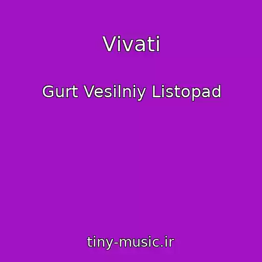 کاور آهنگ Vіvati از Gurt Vesіlniy Listopad