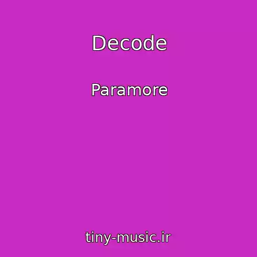 کاور آهنگ Decode از Paramore