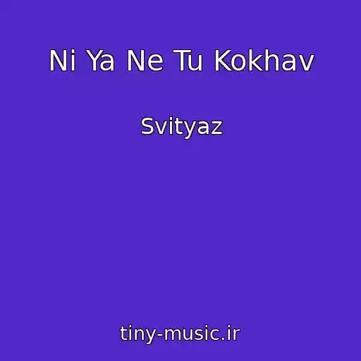 کاور آهنگ Nі Ya Ne Tu Kokhav از Svіtyaz