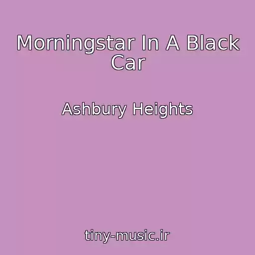 کاور آهنگ Morningstar In A Black Car از Ashbury Heights