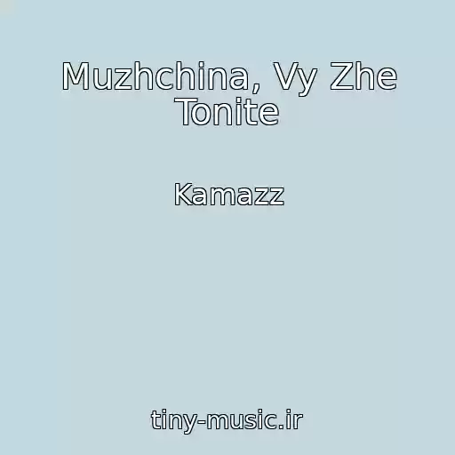 کاور آهنگ Muzhchina, Vy Zhe Tonite از Kamazz